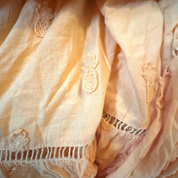 Farm Rio Brazilian 3D Pineapple Yellow Midi Dress - Picture 7 of 7